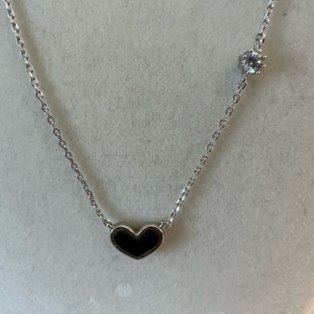 Black Heart Necklace